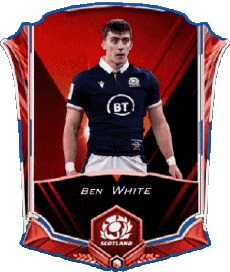 Sports Rugby - Joueurs Ecosse Ben White 
