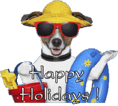 Nachrichten Englisch Happy Holidays Transparenter Hintergrund 03 