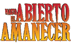 Multimedia Películas Internacional Hasta el Abierto Amanecer Logotipo Español 