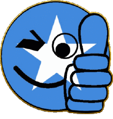 Fahnen Afrika Somalia Smiley - OK 
