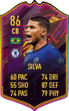 Multimedia Vídeo Juegos F I F A - Jugadores  cartas Brasil Thiago Emiliano da Silva 