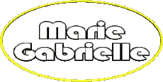 Vorname WEIBLICH - Frankreich M Zusammengesetzter Marie Gabrielle 