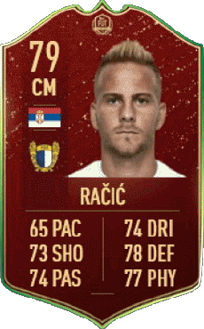 Multi Média Jeux Vidéo F I F A - Joueurs Cartes Serbie Uros Racic 