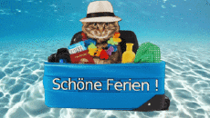 Nachrichten Deutsche Schöne Ferien Animierter Hintergrund 002 