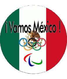 Messagi Spagnolo Vamos México Juegos Olímpicos 02 