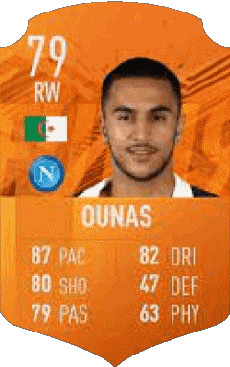 Multimedia Vídeo Juegos F I F A - Jugadores  cartas Argelia Adam Ounas 