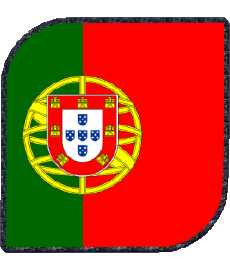 Bandiere Europa Portogallo Quadrato 