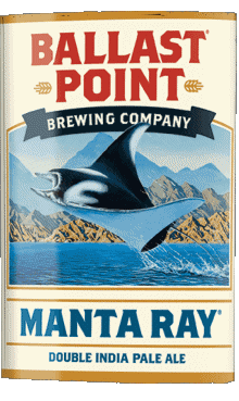 Manta Ray-Bebidas Cervezas USA Ballast Point Manta Ray