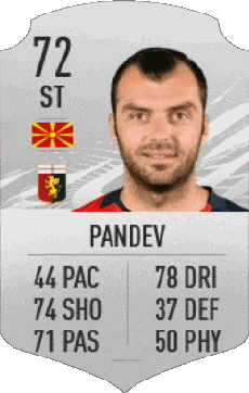 Multi Média Jeux Vidéo F I F A - Joueurs Cartes Macédoine Goran Pandev 