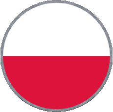Drapeaux Europe Pologne Rond 