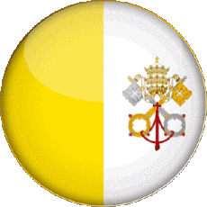 Drapeaux Europe Vatican Rond 