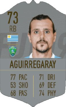 Multimedia Vídeo Juegos F I F A - Jugadores  cartas Uruguay Matías Aguirregaray 