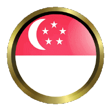 Banderas Asia Singapur Ronda - Anillos 