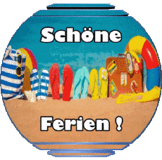 Messagi Tedesco Schöne Ferien Sfondo trasparente 02 