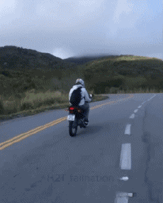 Humor -  Fun Transport Motorcycles Route Gamelles Fail 02 