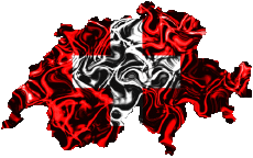 Flags Europe Swiss Map 