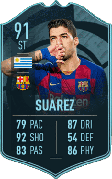 Multi Media Video Games F I F A - Card Players Uruguay Luis Suárez 