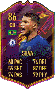 Multimedia Videogiochi F I F A - Giocatori carte Brasile Thiago Emiliano da Silva 