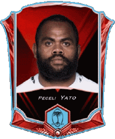 Sports Rugby - Joueurs Fidji Peceli Yato 