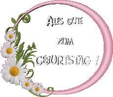 Messages German Alles Gute zum Geburtstag Blumen 021 