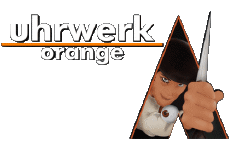 Multi Média Cinéma International Orange Mécanique Logo Allemand 