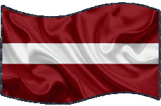 Banderas Europa Letonia Rectángulo 