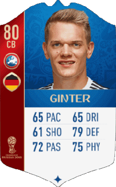 Multi Media Video Games F I F A - Card Players Germany Matthias Ginter 