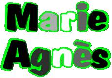 Nombre FEMENINO - Francia M Compuesto Marie Agnès 