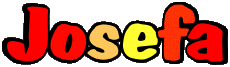 Prénoms FEMININ - Espagne J Josefa 