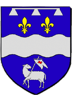 Blasone-Bandiere Francia Dipartimenti - Città 45 SAINT JEAN LE BLANC 