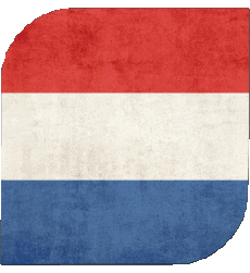 Bandiere Europa Paesi Bassi Quadrato 