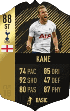 Multimedia Videospiele F I F A - Karten Spieler England Harry Kane 