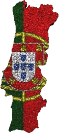 Drapeaux Europe Portugal Carte 