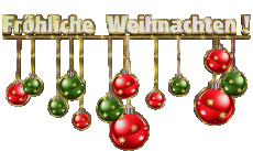 Mensajes Alemán Fröhliche  Weihnachten Serie 07 