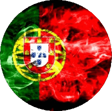 Drapeaux Europe Portugal Rond 