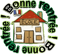 Messages French Bonne Rentrée Transparent Background 06 