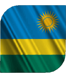 Banderas África Ruanda Plaza 