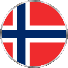 Fahnen Europa Norwegen Runde 
