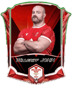 Sportivo Rugby - Giocatori Galles Squadra Willgriff JOHN 
