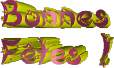 Messagi Francese Bonnes Fêtes (Noël) Serie 04 