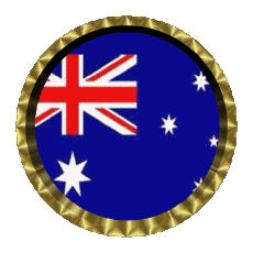 Flags Oceania Australia Round - Rings 