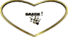 Messages Italian Grazie Heart 
