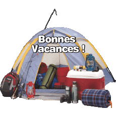 Messagi Francese Bonnes Vacances Sfondo trasparente 33 