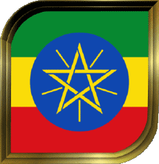 Bandiere Africa Etiopia Quadrato 
