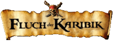 Multi Média Cinéma International Pirates des Caraïbes La Malédiction du Black Pearl Logo Allemand 