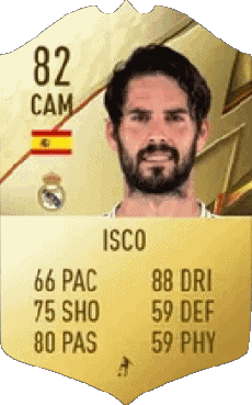 Multimedia Videogiochi F I F A - Giocatori carte Spagna Isco - Francisco Román Alarcón Suárez 