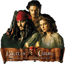 Multi Média Cinéma International Pirates des Caraïbes Le Secret du coffre maudit Logo Espagnol 