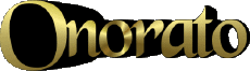 Prénoms MASCULIN - Italie O Onorato 