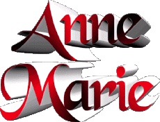 Prénoms FEMININ - France A Composé Anne Marie 
