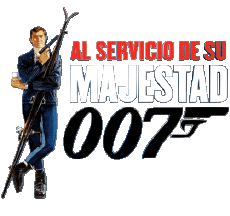 Multi Média Cinéma International James Bond 007 Au Service de sa Majesté Logo Espagnol 